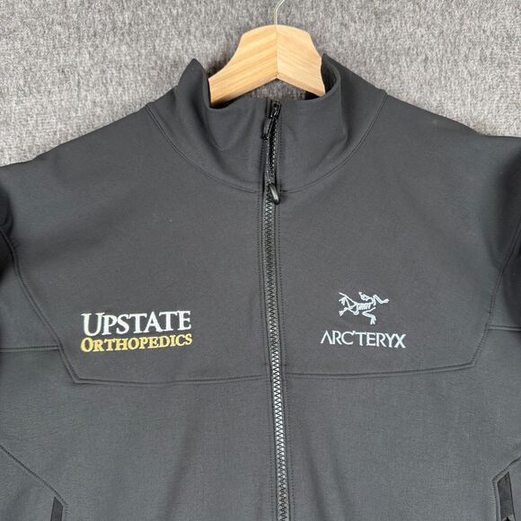 Arc’teryx Arcteryx Gamma LT Jacket Men's Large Black Full Zip Soft Shell Gorp - Picture 3 of 11